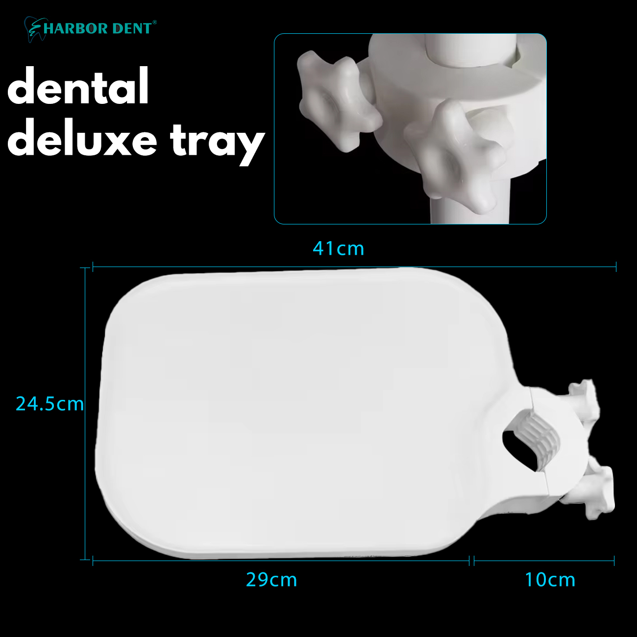Bistro Table Set - 1pc Dental Plastic Scaler Chair Shelf