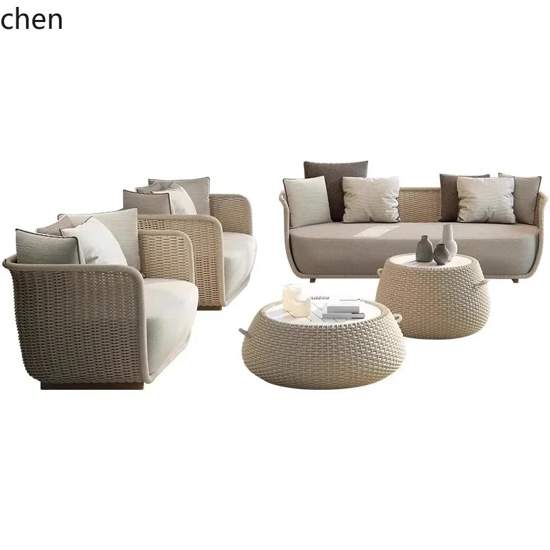 Outdoor Furniture Rattan - b11-7.1 outdoor sofa furniture courtyard leisure