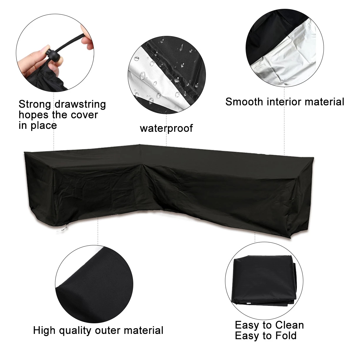 Heavy-duty L-Shaped Outdoor So - Outdoor Furniture Cover Xl 评论和价格