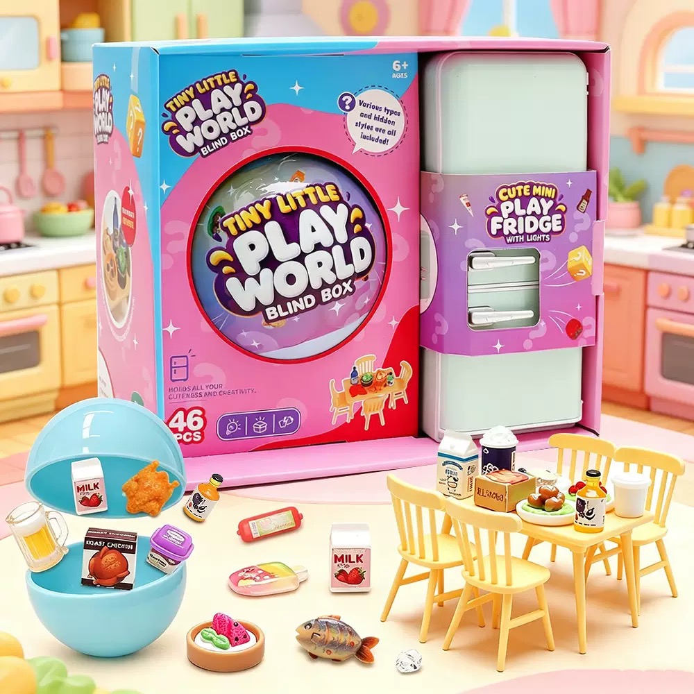4-Color Mini Fridge Blind Box  - Bistro Table Set 评论和价格