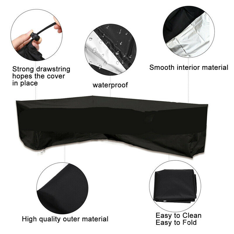 L Shape Furniture Waterproof   - Outdoor Furniture Rattan 评论和价格