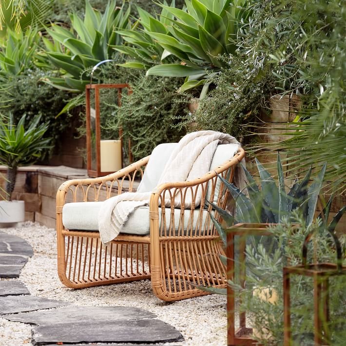 Rattan Lounge Chair Sofa Singl - Outdoor Furniture Rattan 评论和价格