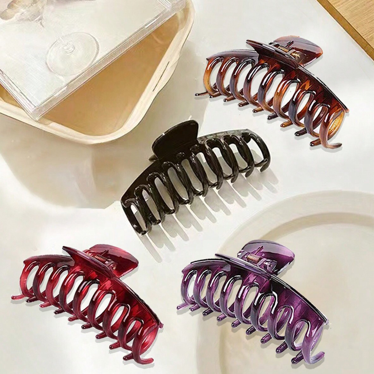 4PCS Women's Multi-Color Resin - Outdoor Furniture Decor 评论和价格