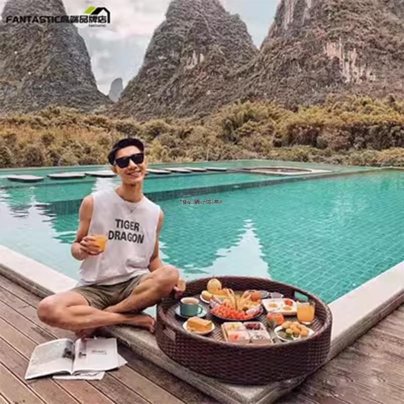 Swimming Pool Floating Rattan  - Outdoor Furniture In Bali 评论和价格