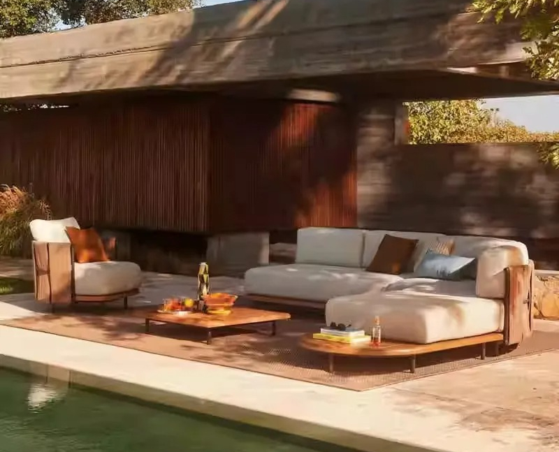 Nordic outdoor rattan sofa vil - Outdoor Furniture Rattan 评论和价格