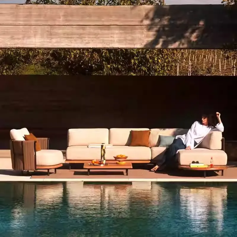 Nordic outdoor rattan sofa vil - Outdoor Furniture Rattan 评论和价格