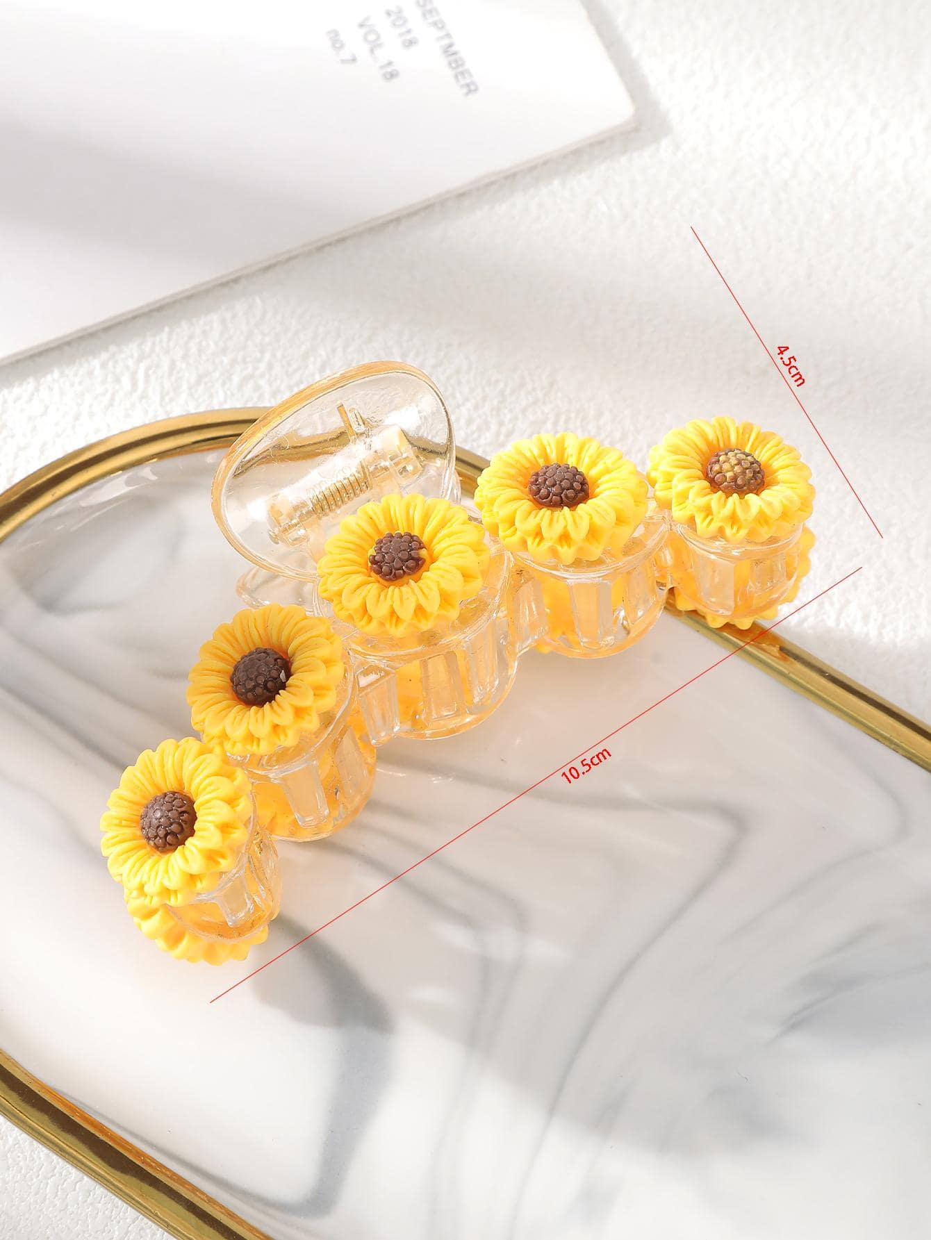 Flower Decor Hair Claw Boho Pe - Outdoor Furniture Decor 评论和价格