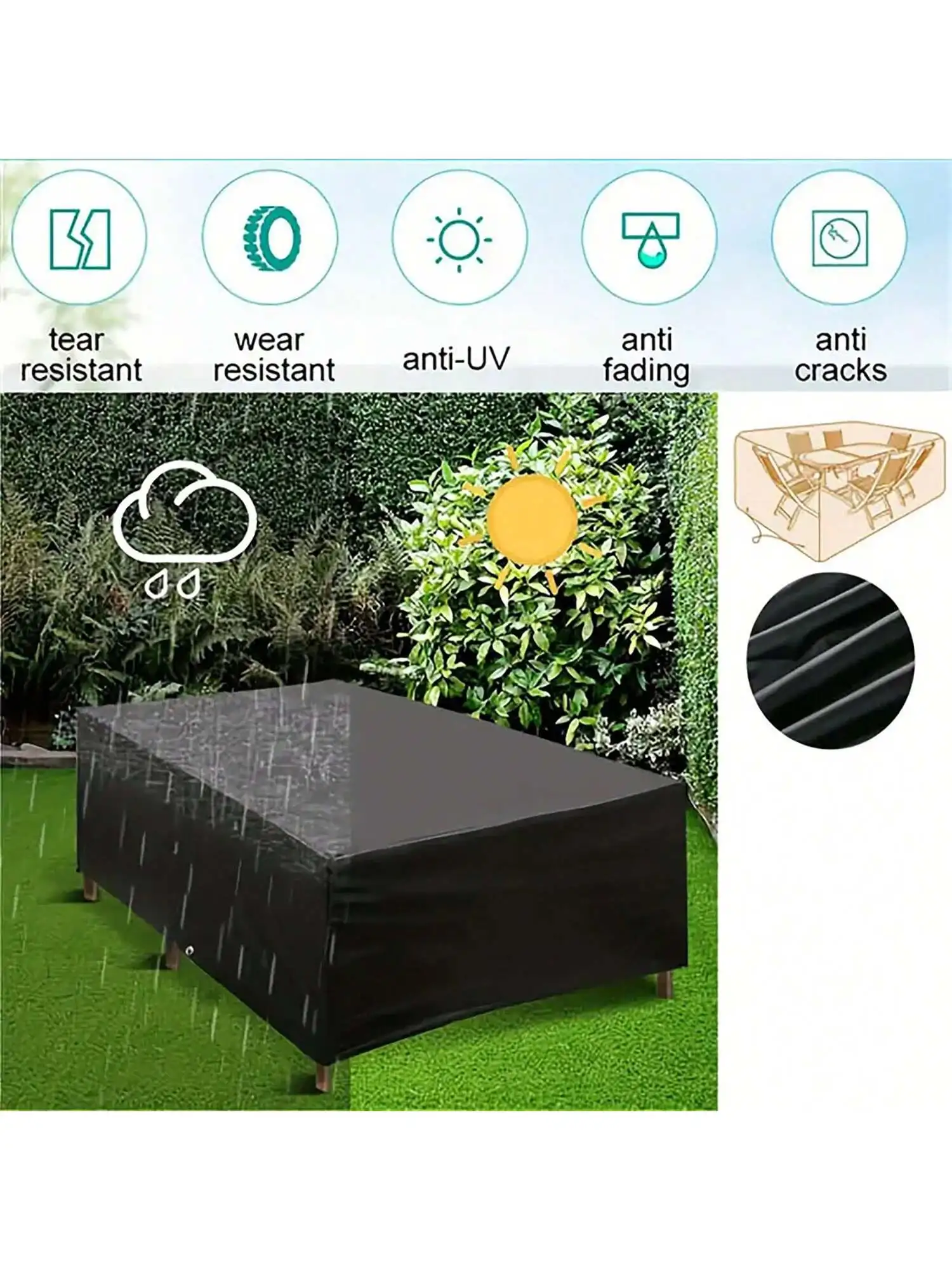 Multi-Size Outdoor Patio Garde - Outdoor Furniture Table And Chairs 评论和价格