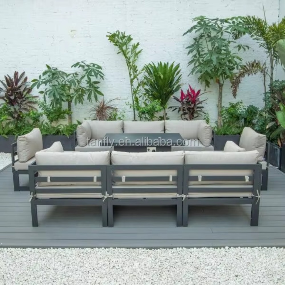 Villa Hotel Outdoor Furniture  - Outdoor Furniture With Fire Pit 评论和价格