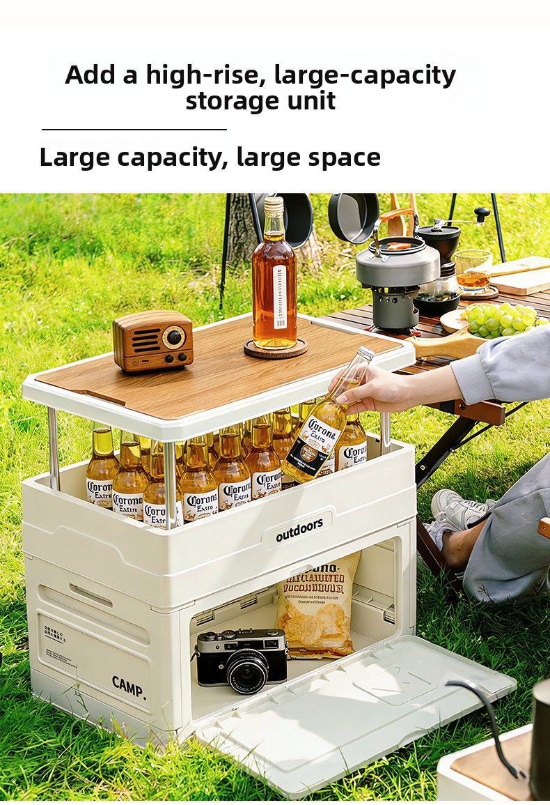 Camping Folding Storage Box Wo - Outdoor Furniture Table And Chairs 评论和价格