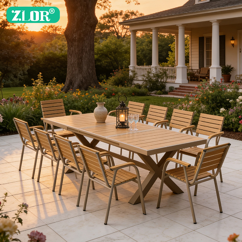Modern Aluminum Frame Outdoor  - Outdoor Furniture No Cushions 评论和价格