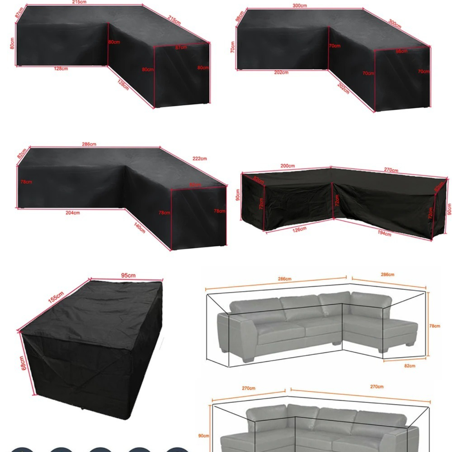 Outdoor L-shaped Outdoor Sofa  - Outdoor Furniture Cover Xl 评论和价格