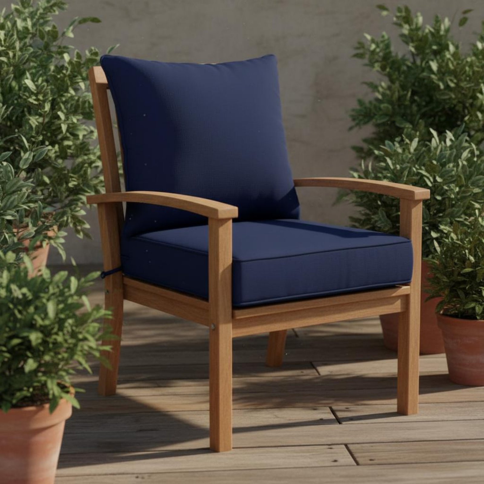 Patio Chair Pad Hidden Closure - Outdoor Furniture Cushions 评论和价格