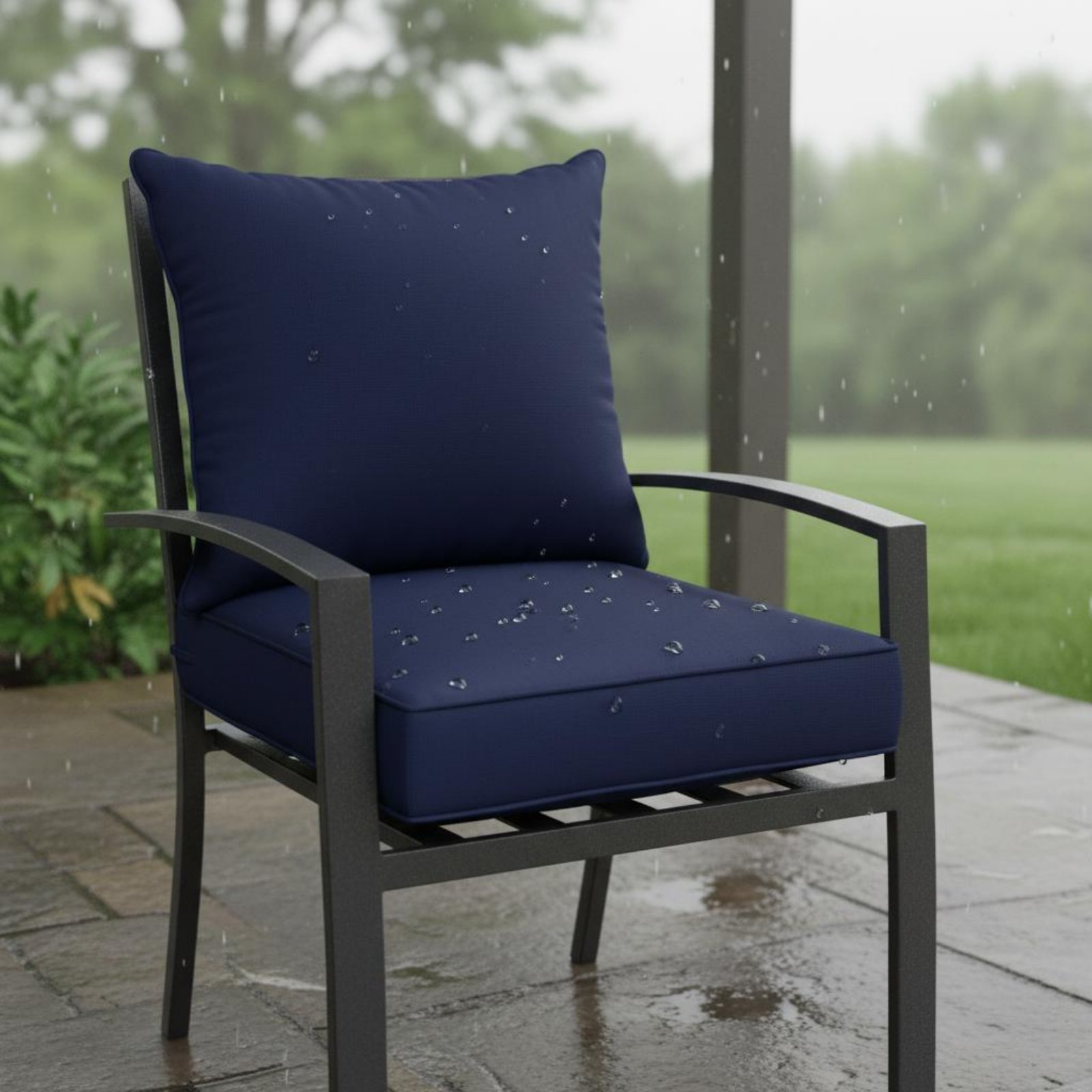 Patio Chair Pad Hidden Closure - Outdoor Furniture Cushions 评论和价格