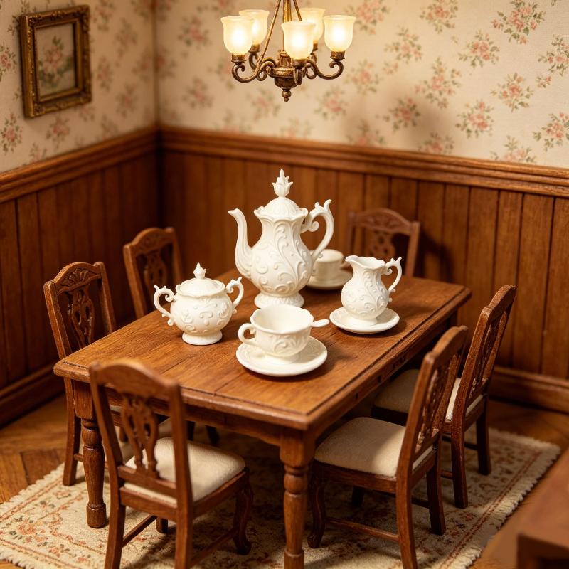 .New Sale.Stylish Miniature Do - Bistro Table Set 评论和价格